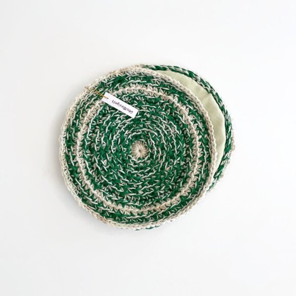 Crochet Thick Pot Holders, Handmade Farmhouse Decor - Picture 2 of 8